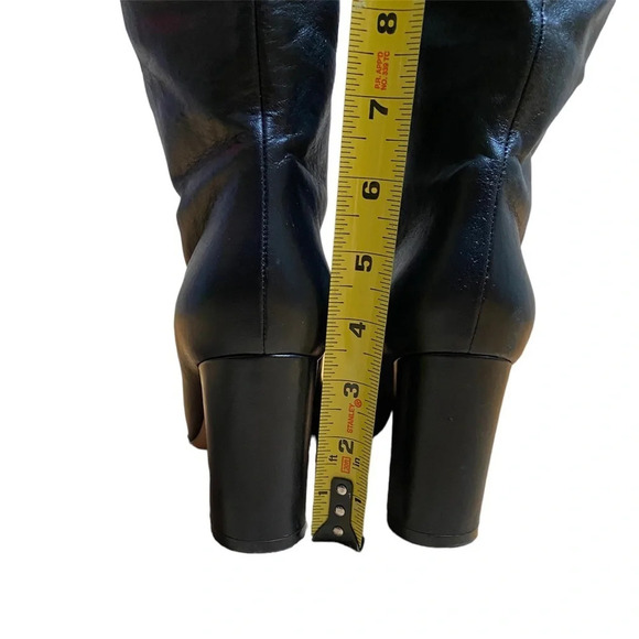 Gianvito Rossi half knee high lambskin leather boots  Sz 38 - Picture 11 of 16